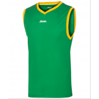Майка баскетбольная JBT-1020-034, зеленый/желтый, Jögel